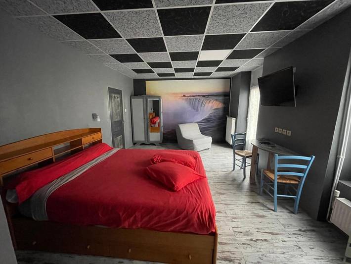Chambre d’hôte pour 3 personnes, avec balcon