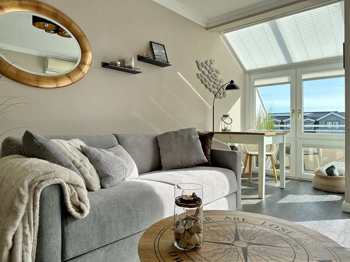 Ferienwohnung für 2 Personen, mit Balkon und Pool sowie Sauna, mit Haustier - 1
