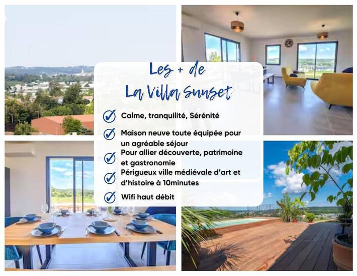 Maison d’hôte pour 8 personnes, avec terrasse et piscine