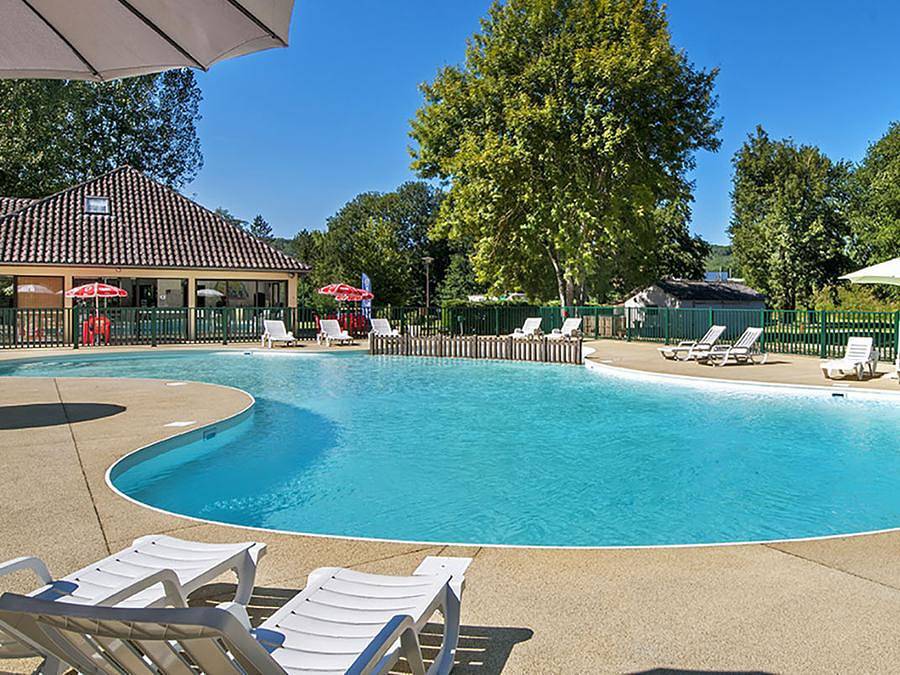 Camping Les Borgnes - Mobilheim 6 personen - Mobilheim 3 Zimmer in Saint-Sozy, Regionaler Naturpark Causses du Quercy