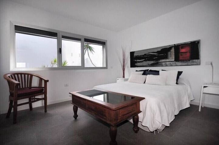 Exklusive Villa direkt am Meer mit Wifi und Blick auf Lobos und Lanzarote in Bajo del Medio (La Oliva), La Oliva