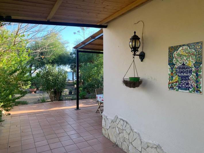 Ferienhaus für 6 Personen, mit Balkon und Garten sowie Ausblick in Capoterra