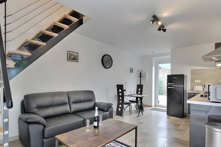 Maison de vacances pour 2 personnes, avec jacuzzi et piscine ainsi que jardin et sauna - 1