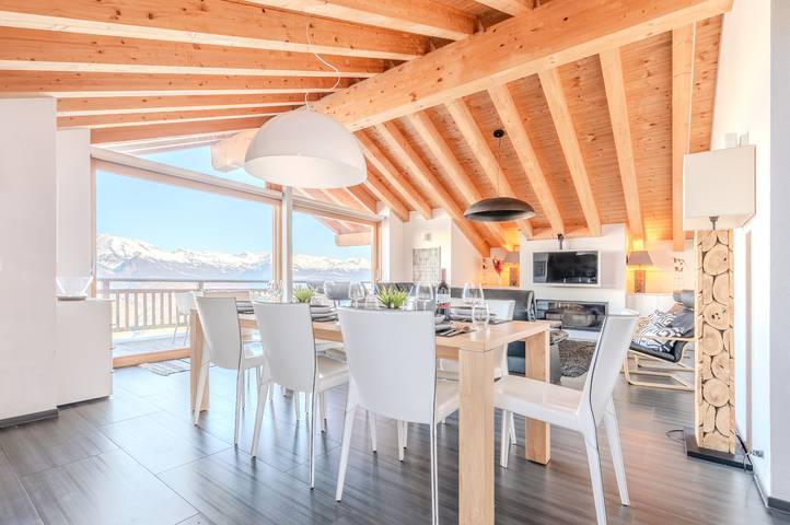 Gîte pour 8 personnes, avec balcon ainsi que sauna et jacuzzi à Veysonnaz - 3