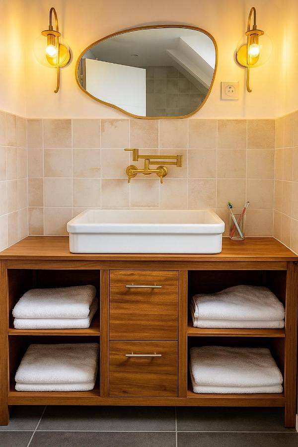 Location de vacances pour 5 personnes, avec terrasse à Saint-Ouen-des-Alleux - 4