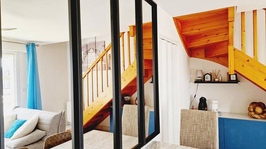 Gîte pour 4 personnes, avec balcon dans Plage de Tanchet