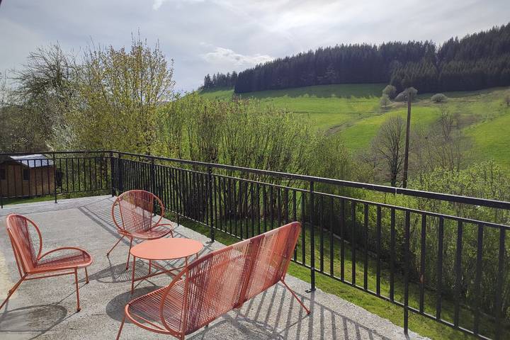 Chambre d’hôte pour 12 personnes, avec Balcon ainsi que Terrasse et Jardin dans l' Isère