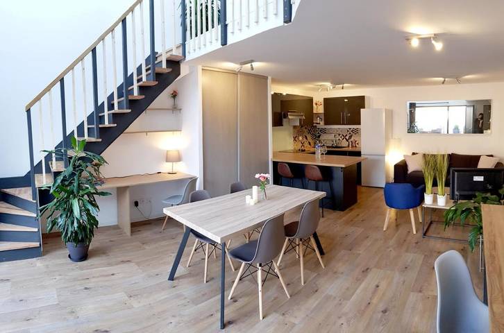 Appartement de vacances pour 4 personnes, avec Terrasse et Jardin