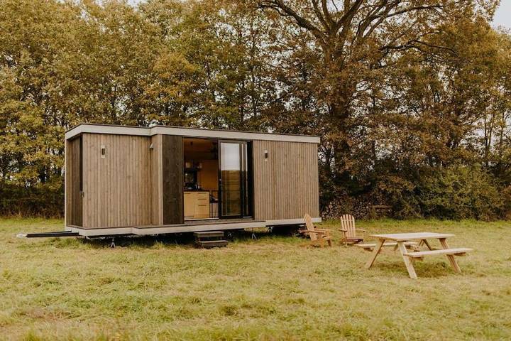 Maison de vacances pour 3 personnes, avec jardin et vue
