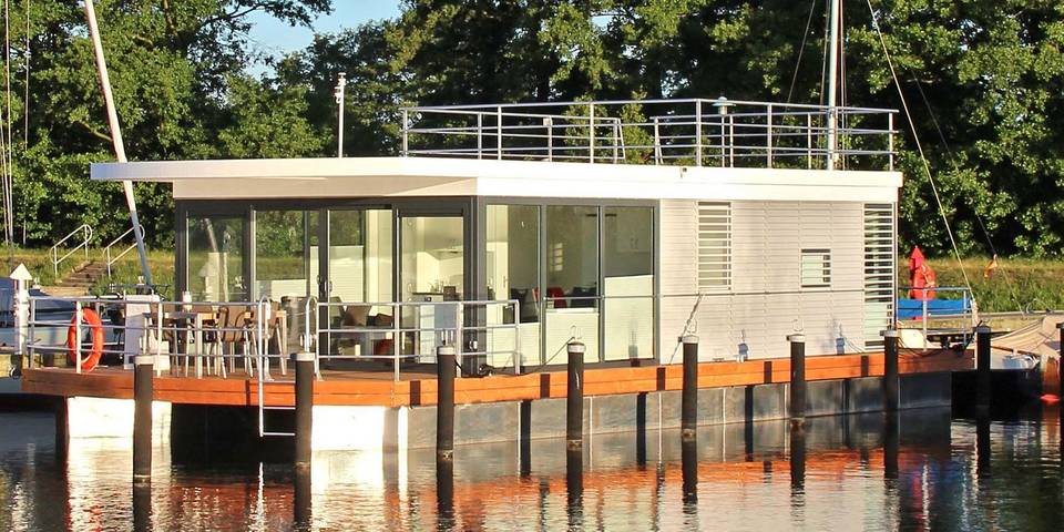 Ferienhaus für 4 Personen, mit Balkon und Terrasse sowie Ausblick in Ueckermünde