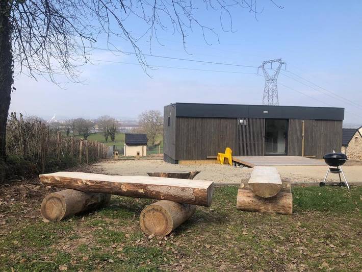 Gîte pour 4 personnes, avec jardin et vue à Saint-Laurent-d'Andenay