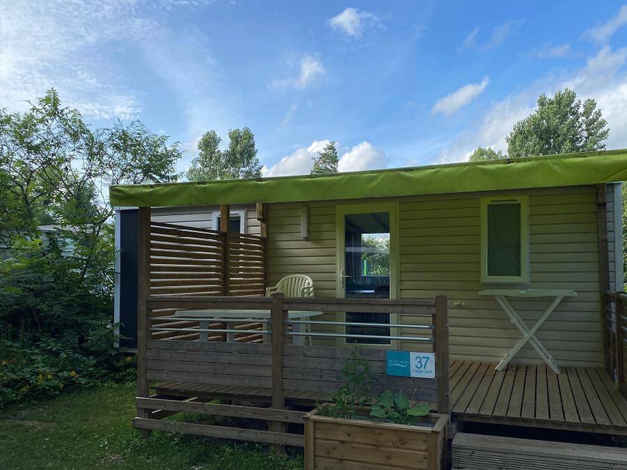 Camping des Pêcheurs - Mobilheim 5 personen - Cottage Komfort in Pont-de-Poitte, Jura