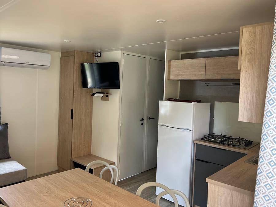 Camping Vallée de L'Indre - Mobilheim 6 personen - 6 pers 1sdb clim 2024 in Montbazon, Tours und Umgebung