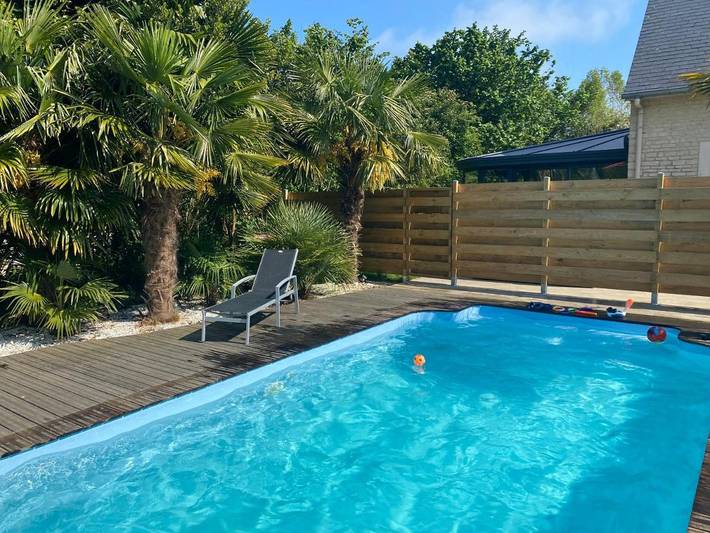 Location de vacances pour 6 personnes, avec jardin ainsi que vue et piscine à Sainte-Croix-sur-Mer - 3
