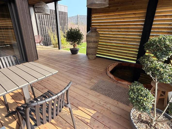 Gîte pour 2 personnes, avec terrasse ainsi que jardin et jacuzzi à Marck - 3