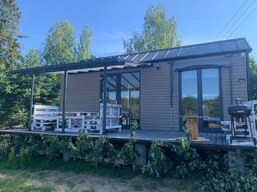 Camping für 6 Personen, mit Ausblick und Garten sowie Pool und Sauna, mit Haustier in Polnische Ostsee