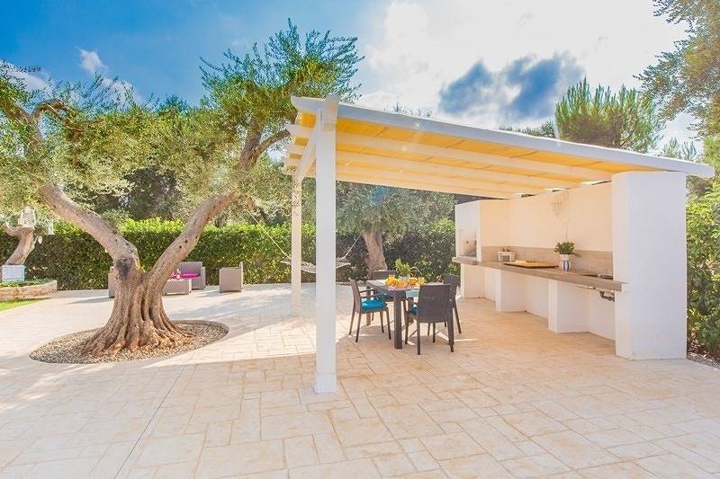 Trullo mit privatem Pool - umzäunter Garten in San Michele Salentino, Salento