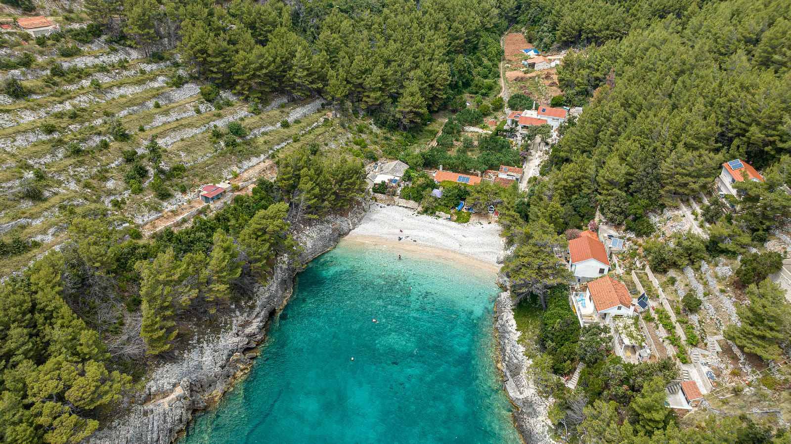 Robinsonhaus in Žrnovo mit Meerblick, Terrasse (3638-3) in Žrnovo, Korcula
