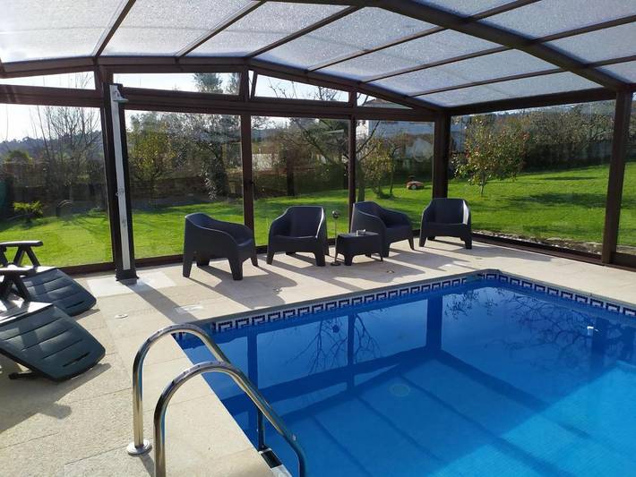 Casa rural para 12 personas, con jardín y piscina, Se admiten mascotas en Provincia de La Coruña - 3