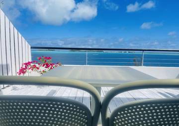 Gîte pour 2 personnes, avec terrasse et vue dans Bora Bora