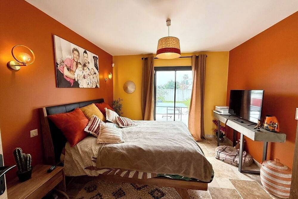 Cosy family villa in absolute calm with saltwater swimming pool and large garden in Marsillargues, Côte d'Améthyste