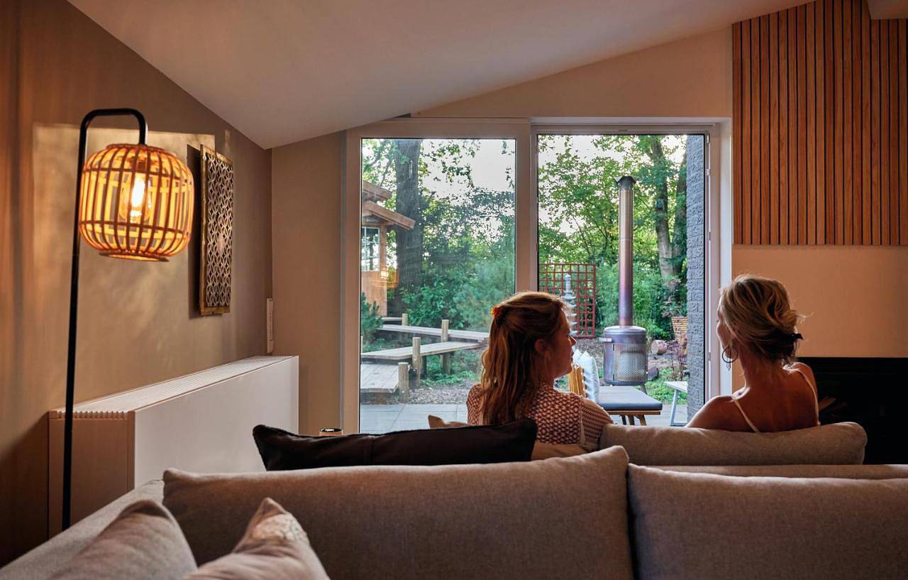 Zen-bungalow no 6 met sauna en hottub in Hardenberg, Regio Zwolle