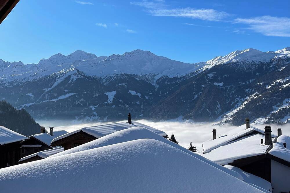 Chalet design luxe-cosy - full-view in Bagnes, Alpes valaisannes