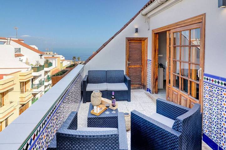 Ferienwohnung für 6 Personen, mit Balkon und Whirlpool sowie Garten