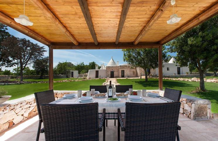 Trullo pour 8 personnes, avec piscine et jardin à Carovigno - 4