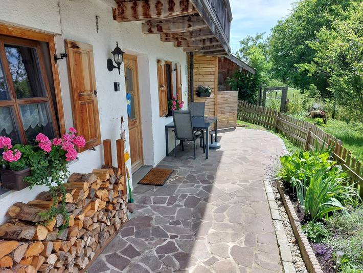 Ferienwohnung für 2 Personen, mit Terrasse und Garten