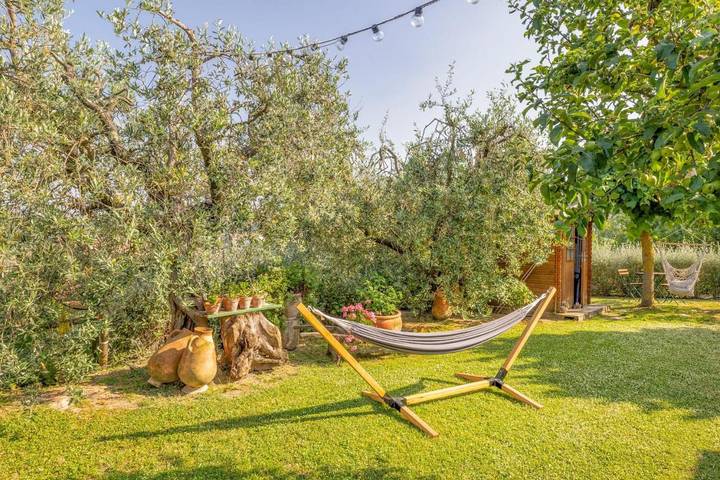 B&b per 4 persone, con Balcone e Terrazza nonché Giardino e Vista lago a Montepulciano