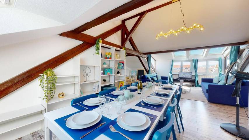Location de vacances pour 10 personnes, avec vue à Colmar