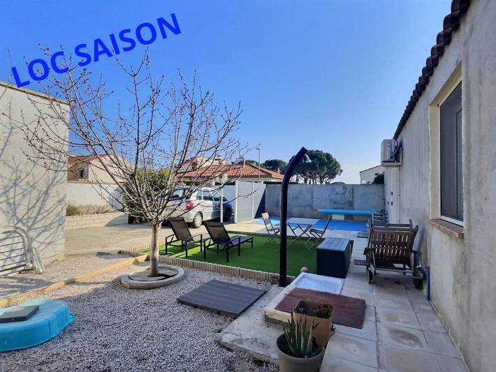 Location de vacances pour 4 personnes, avec terrasse et piscine à Sauvian