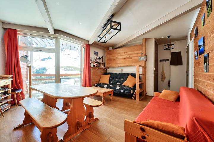 Location de vacances pour 5 personnes, avec terrasse et vue dans La Mongie