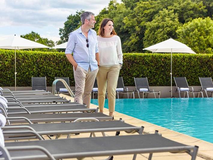 Hôtel pour 2 personnes, avec sauna ainsi que jardin et piscine