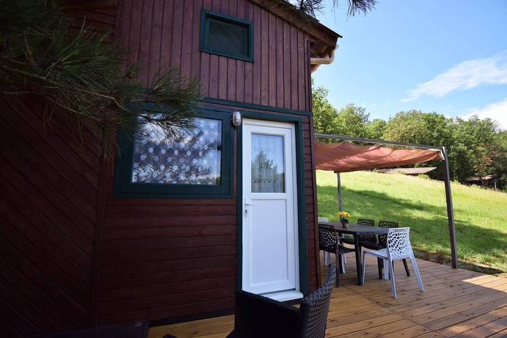 Chalet pour 3 personnes, avec piscine et terrasse, animaux acceptés dans le Lot-et-Garonne - 2