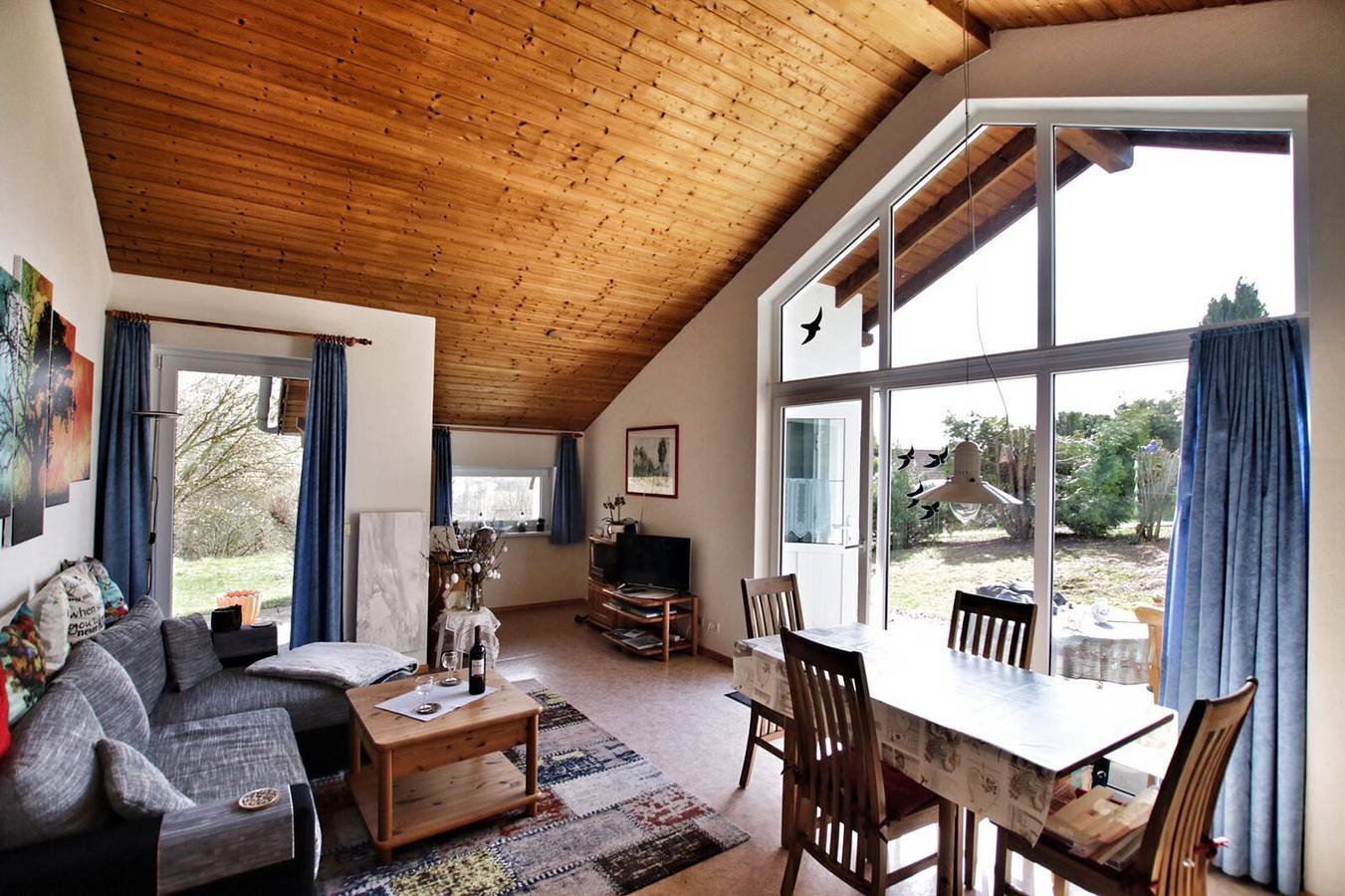 Ferienhaus mit privater Terrasse, Garten und Wlan in Uslar, Weserbergland