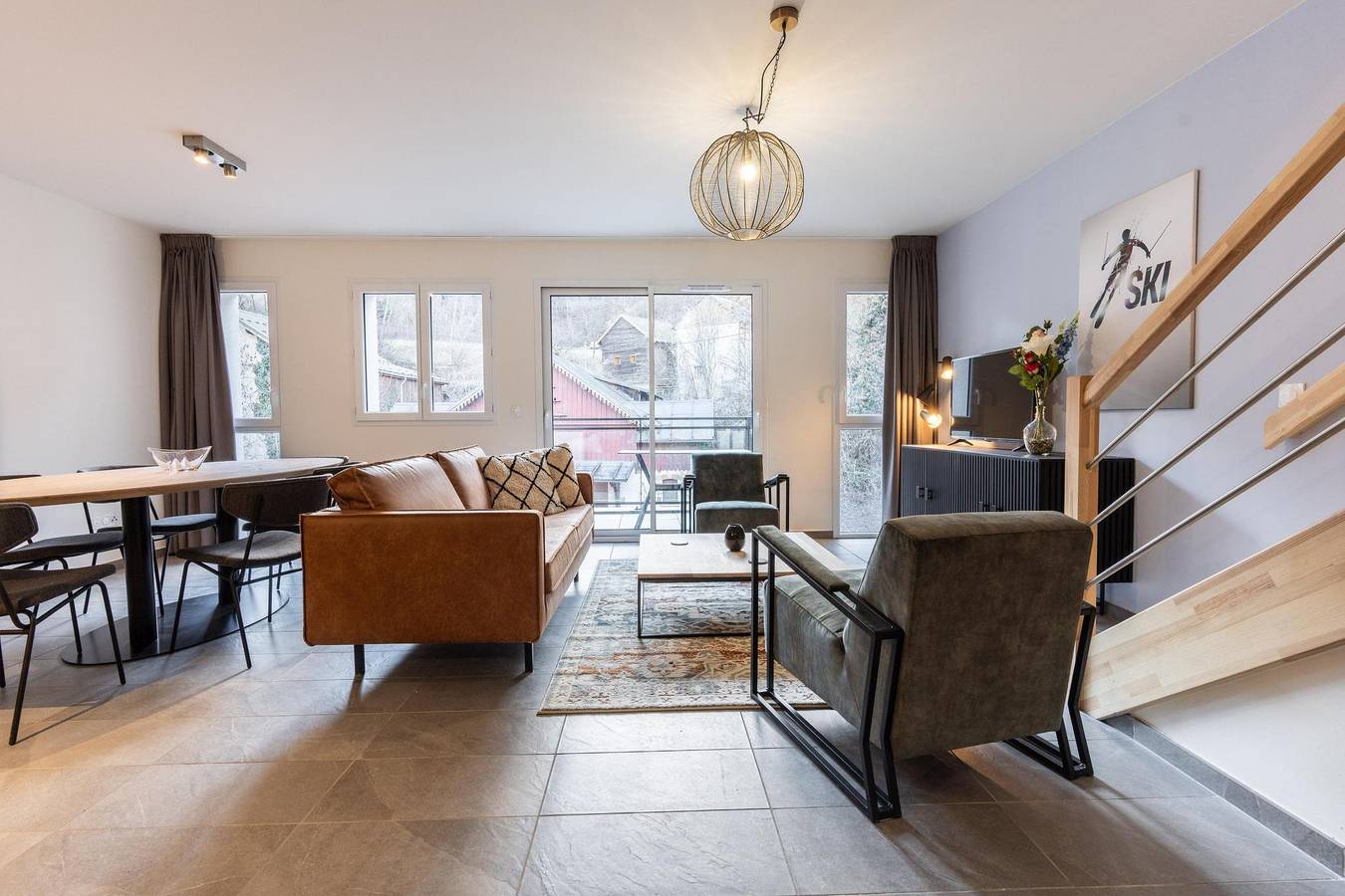 Villa France — Appartement 3 pièces (duplex) | 4/5 personnes | 5 min de la télécabine | Rés.Méri-Bellecombe in Brides-les-Bains, Massif de la Vanoise