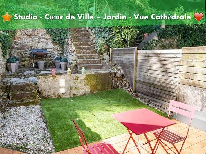 Appartement de vacances pour 2 personnes, avec jardin et vue