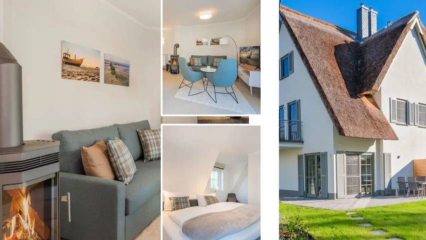 Ferienhaus für 5 Personen, mit Garten und Terrasse sowie Sauna, mit Haustier