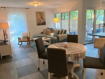 Ferienwohnung für 4 Personen, mit Garten und Terrasse, mit Haustier in Erbach