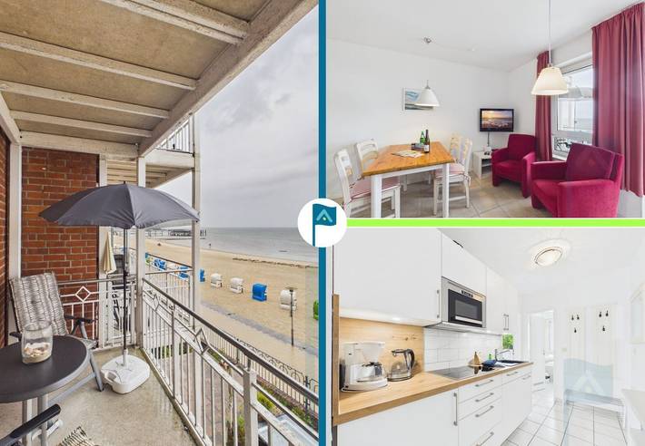 Ferienwohnung für 3 Personen, mit Balkon und Sauna