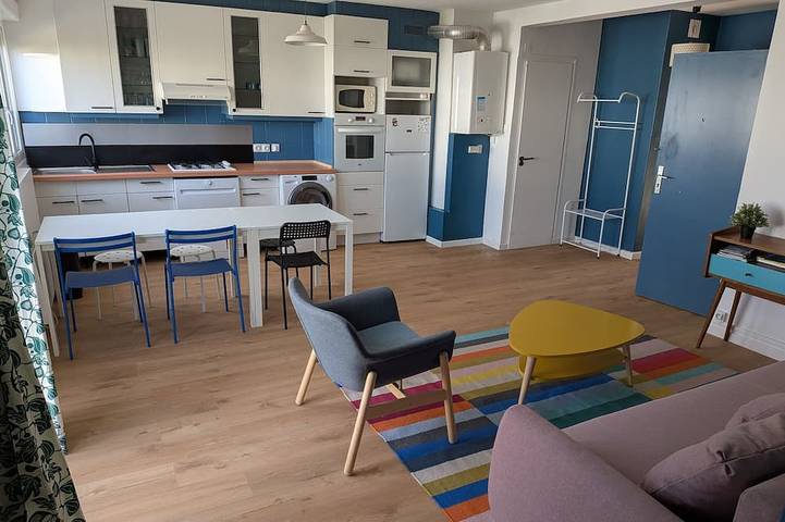 Gîte pour 8 personnes dans Gare De La Rochelle - Ville