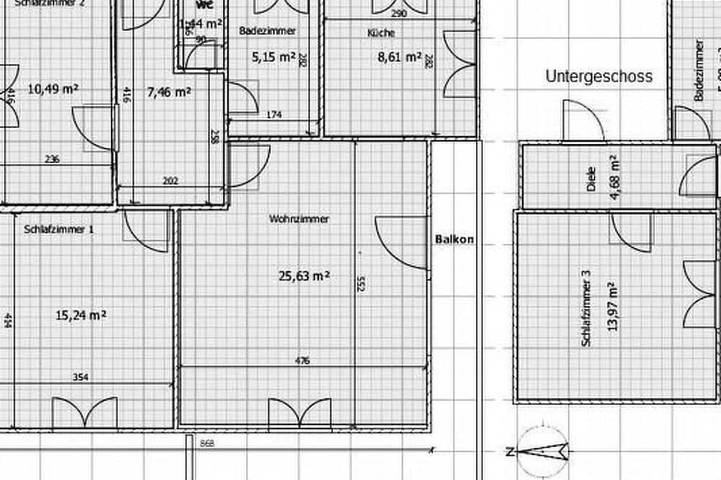 Ferienhaus für 8 Personen, mit Balkon