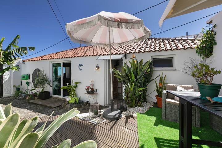 Ferienhaus 'Casa Dell Anna' mit Meerblick, WLAN und Klimaanlage in La Vega (Canary Island), Icod de los Vinos
