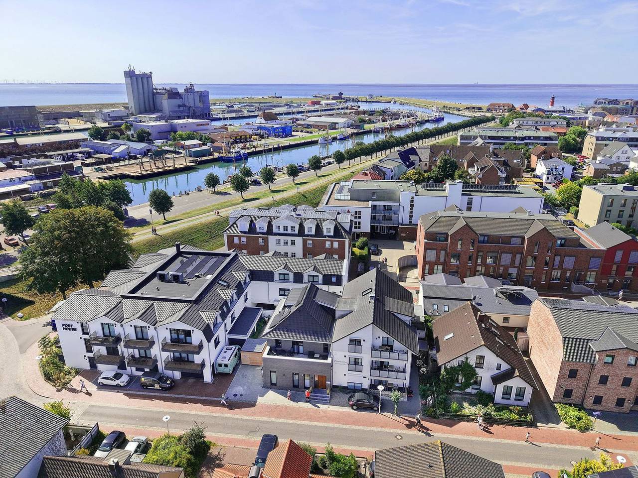 Ganze Wohnung, Deichstuben Whg. 3 – Studio für 2 am Hafen, Balkon & Top-Lage in Hafen Büsum, Büsum