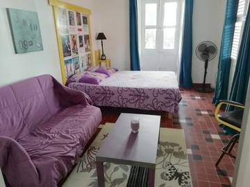 Cottage pour 3 personnes, avec jardin, animaux acceptés dans La Soufrière