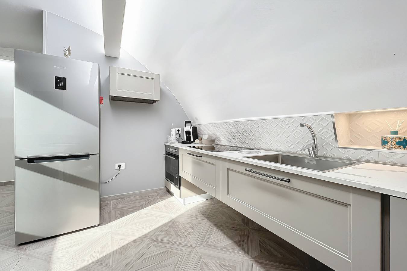 Apartamento entero, Bed and Breakfast 'Apartamento - Orquídea Celeste' con vistas al mar, Wi-Fi y aire acondicionado in Manfredonia, Gargano