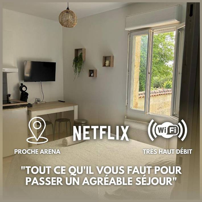 Appartement de vacances pour 2 personnes, avec jardin et vue