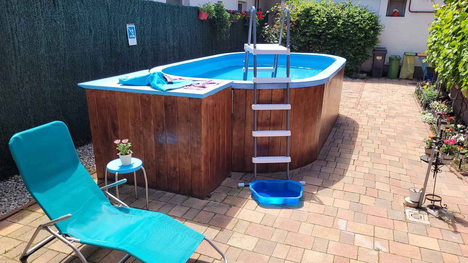 Ganze Ferienwohnung, Ferienwohnung in Zentrumsnähe mit Pool und Klimaanlage  in Siofok, Siófok und Umgebung